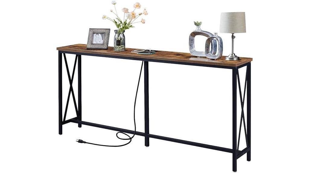 70 inch console table outlet