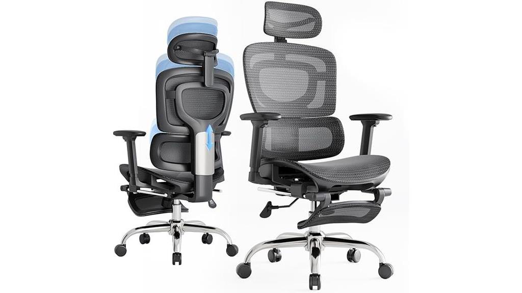 adaptive lumbar support chair