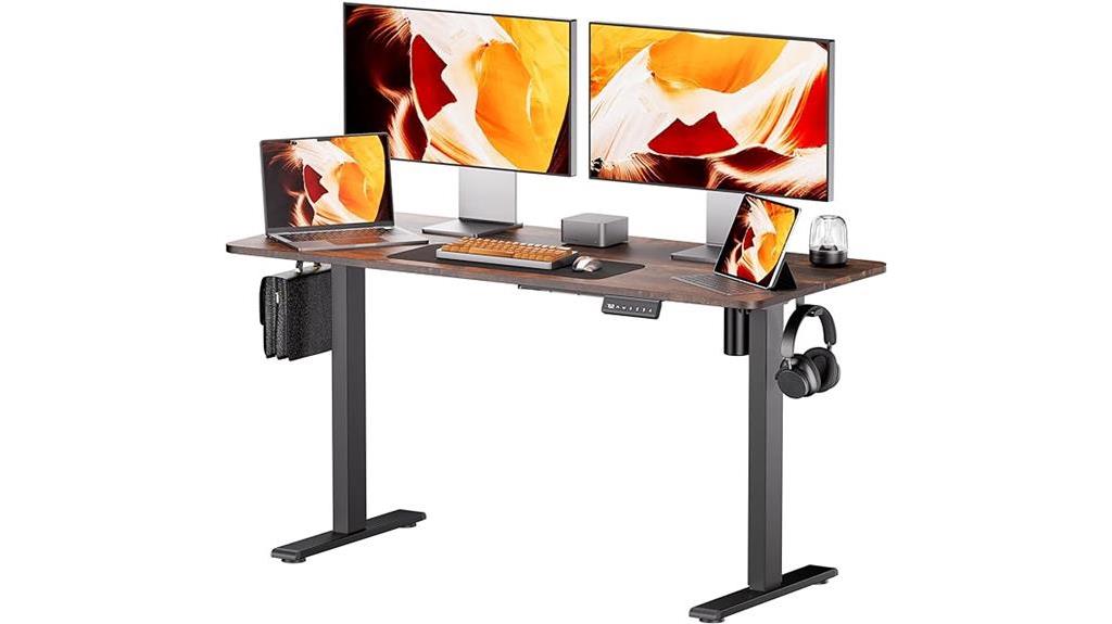 adjustable electric standing desk