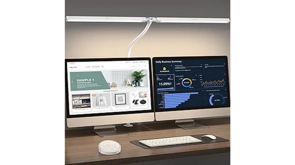 adjustable eye caring desk lamp