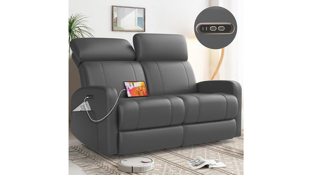 adjustable power recliner sofa