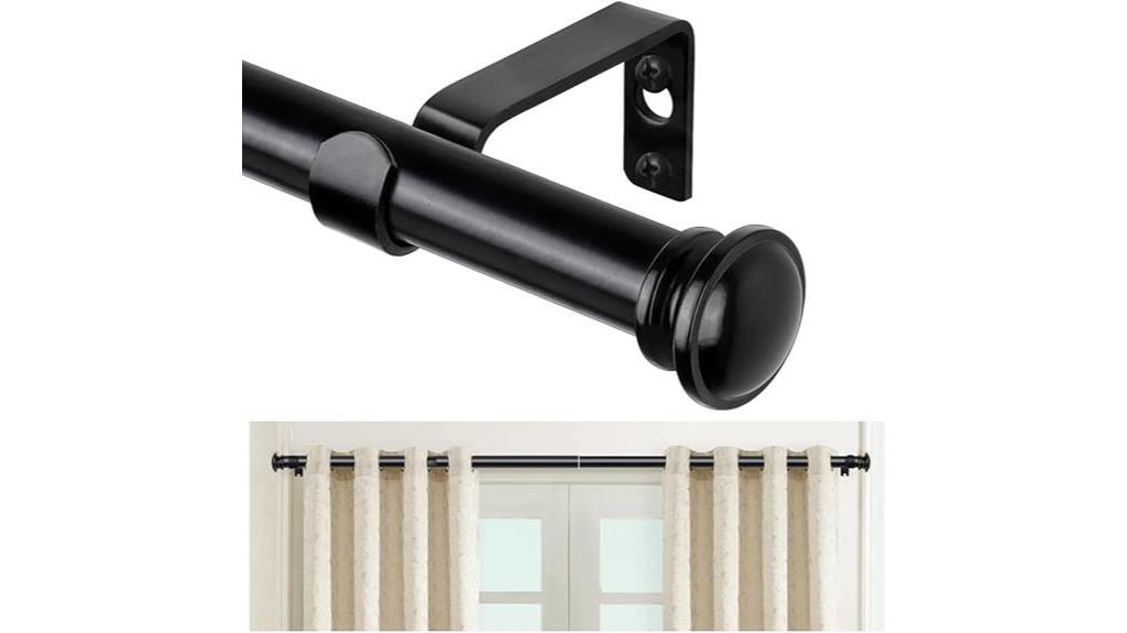 adjustable telescoping curtain rod