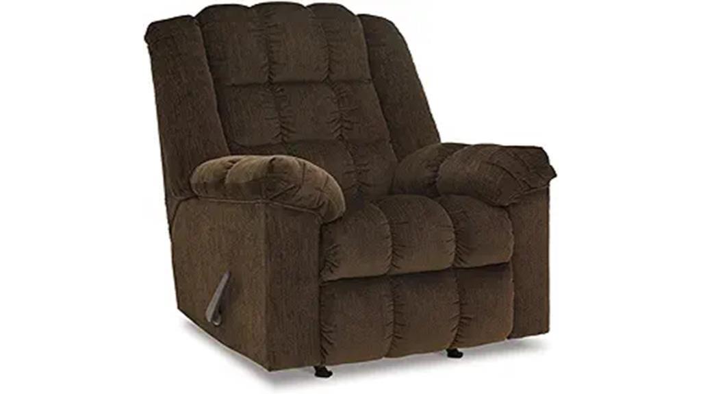 ashley ludden plush recliner