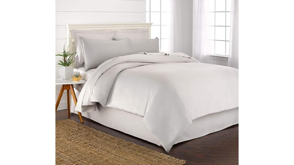 bamboo duvet cover set