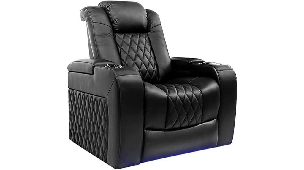 black valencia tuscany recliner