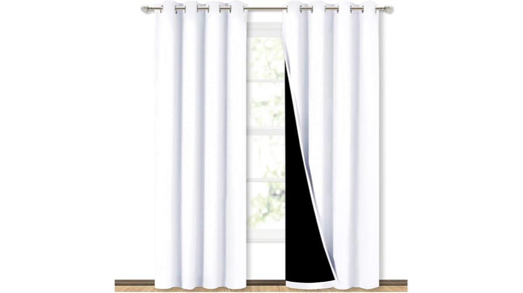 blackout curtain panels set