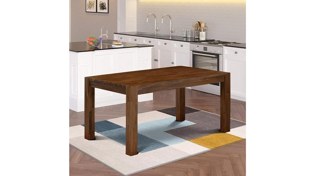 celina walnut kitchen table