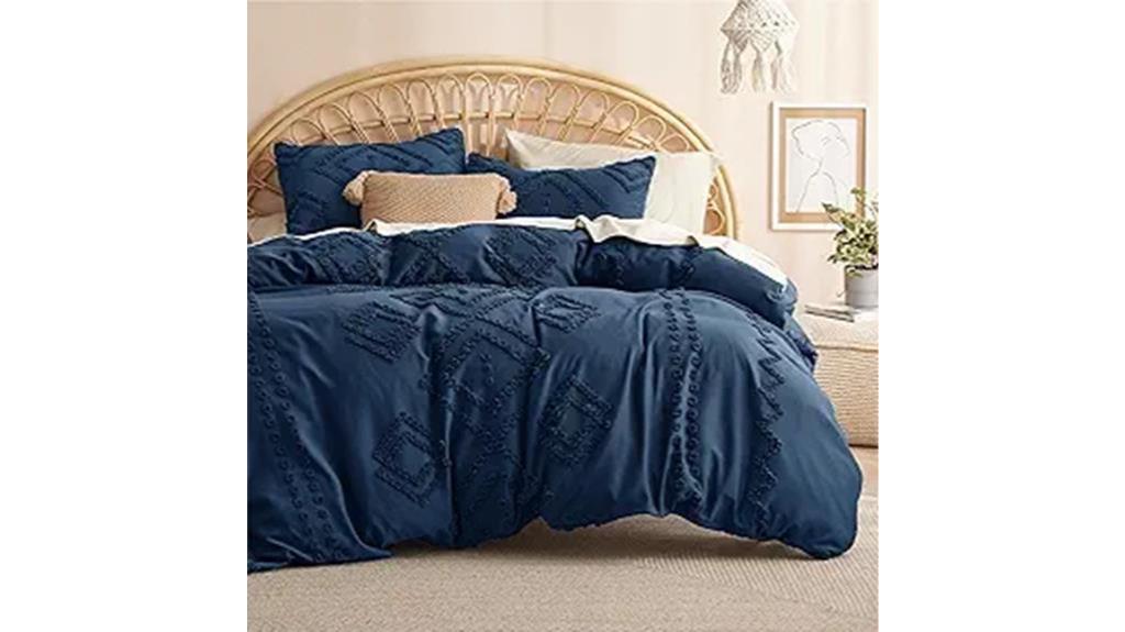 chic tufted queen bedding