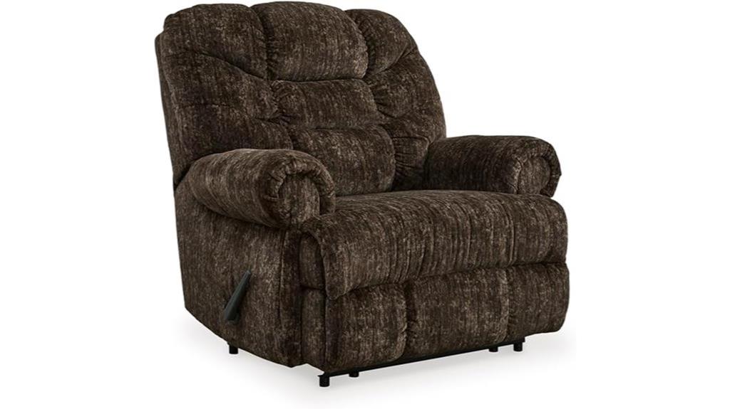 classic tufted velvet recliner