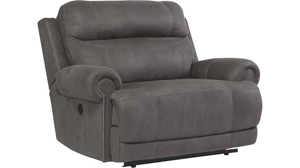 clonmel microfiber reclining loveseat