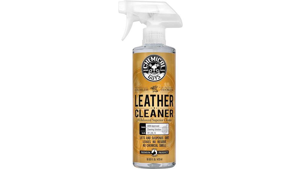 colorless odorless leather cleaner