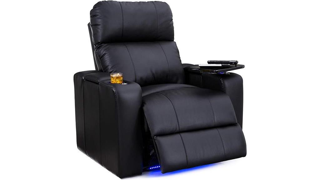 comfortable theater recliner seating