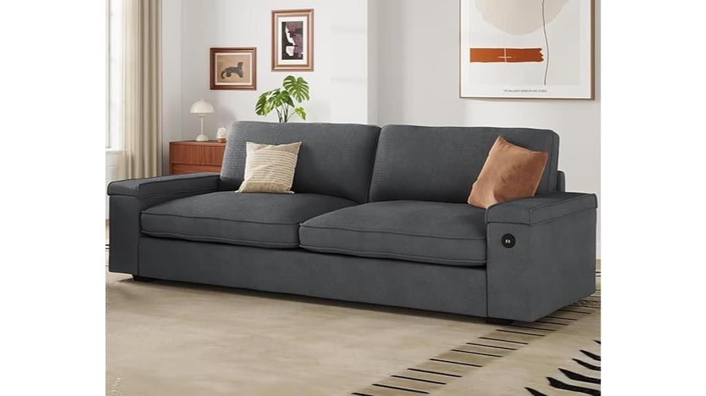 comfy oversized loveseat sofa