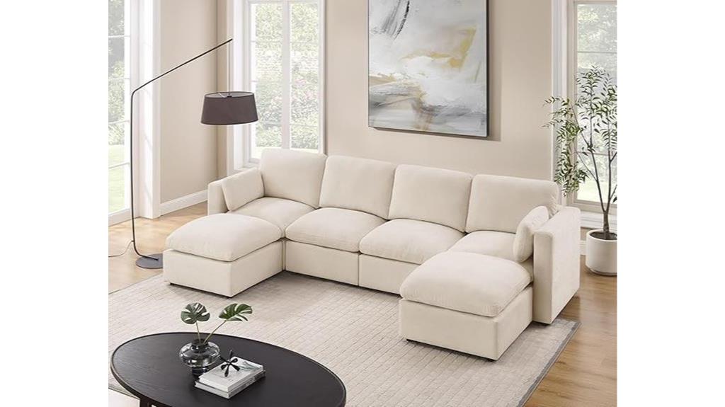 convertible modular sectional sofa