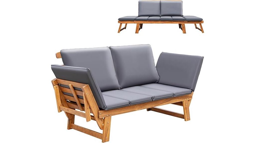 convertible patio couch bed