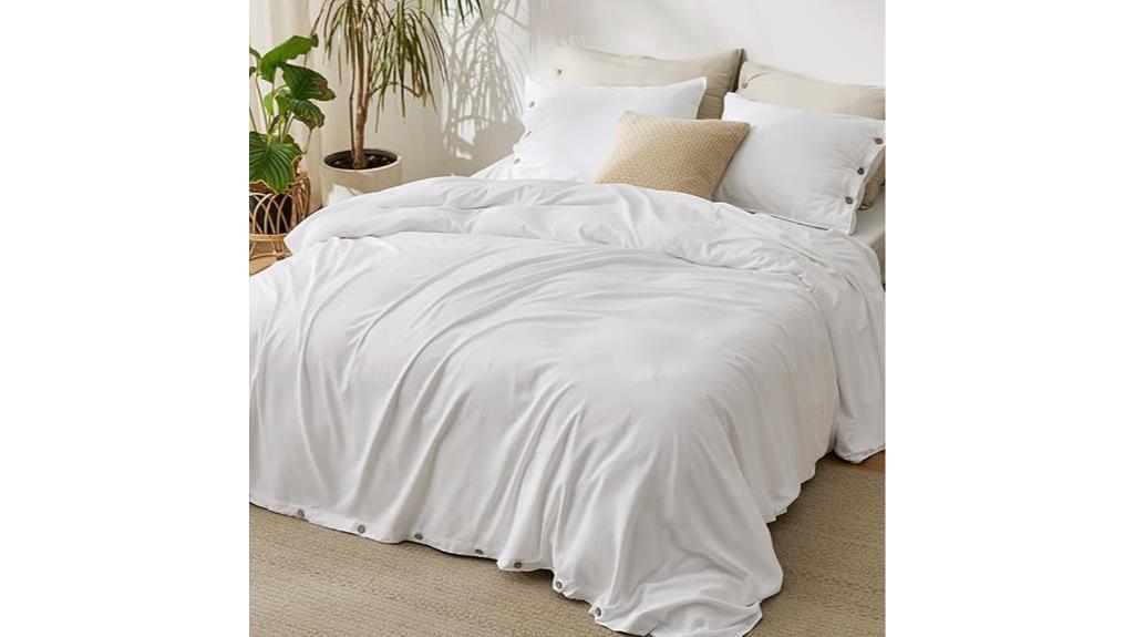 cooling queen duvet set