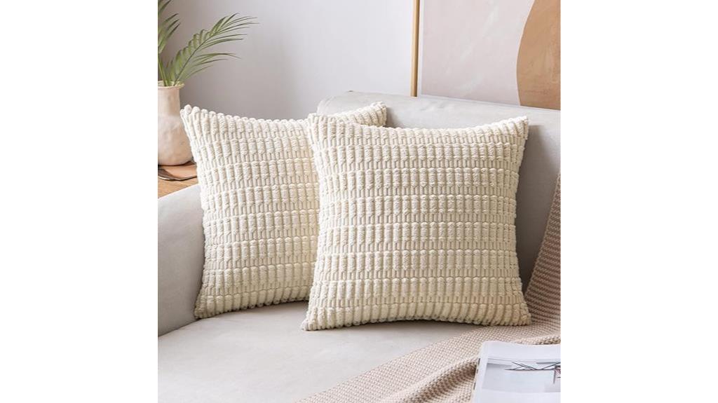 corduroy throw pillow covers