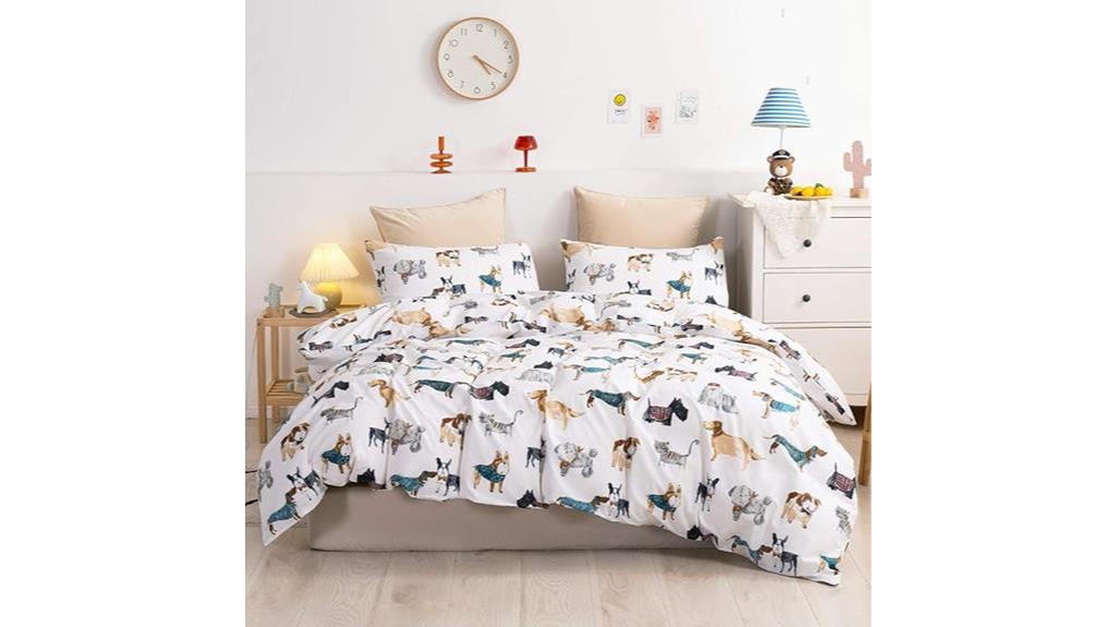 cotton queen duvet set