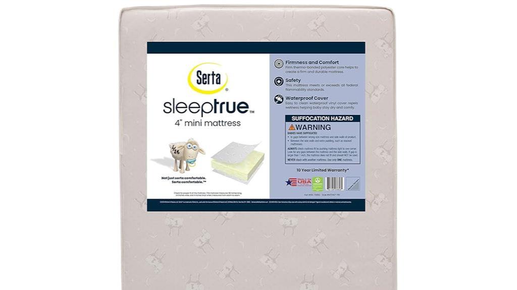 delta serta mini crib mattress