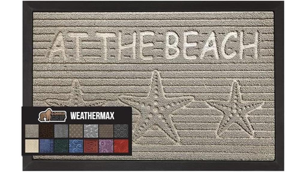 durable waterproof doormat design