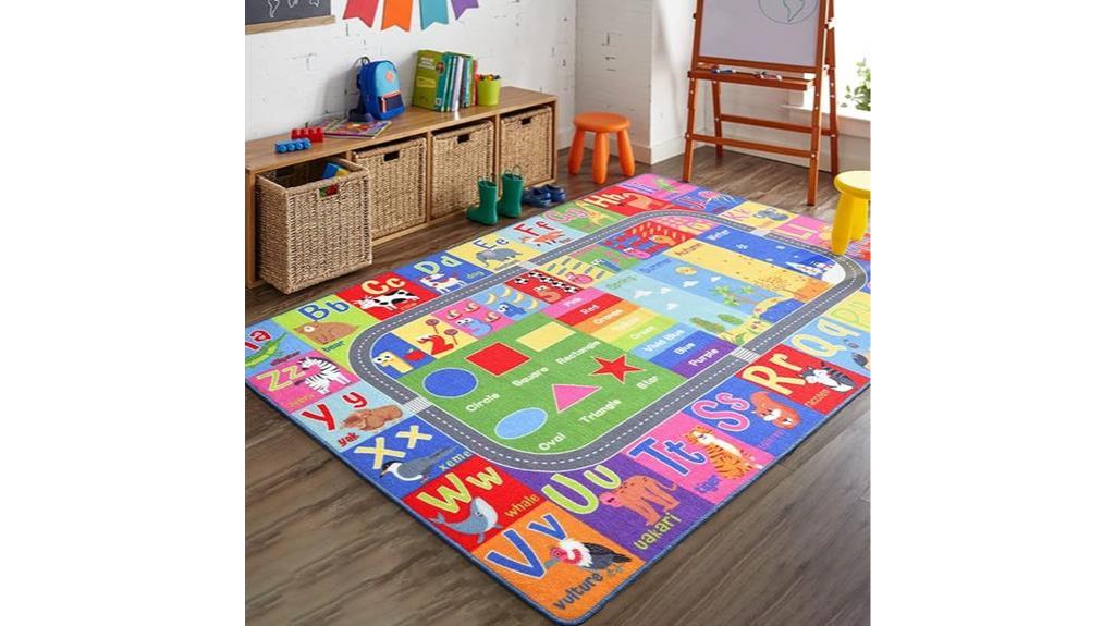 educational kids area rug