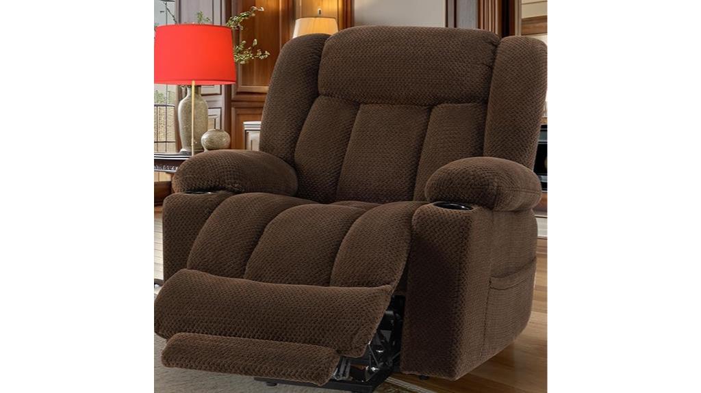 elderly large wide recliner chair