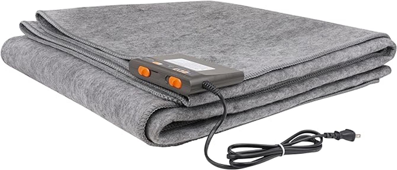 electric heated area rug