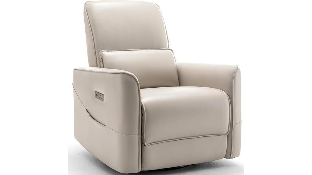 electric swivel recliner chair