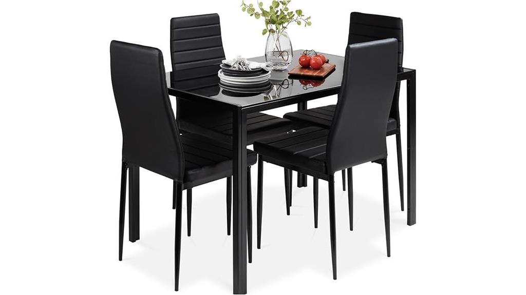 elegant 5 piece dining set