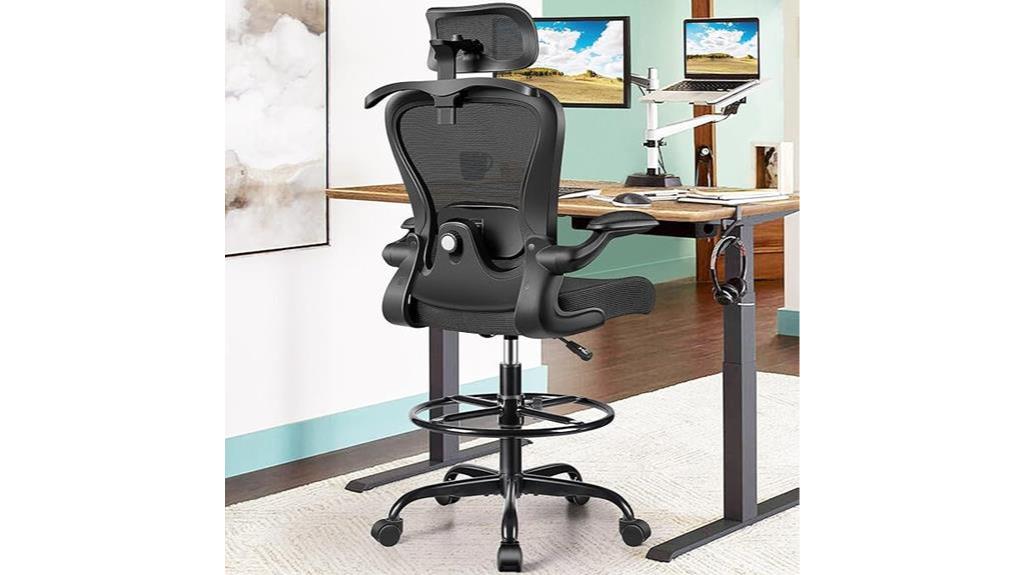 ergonomic office drafting chair