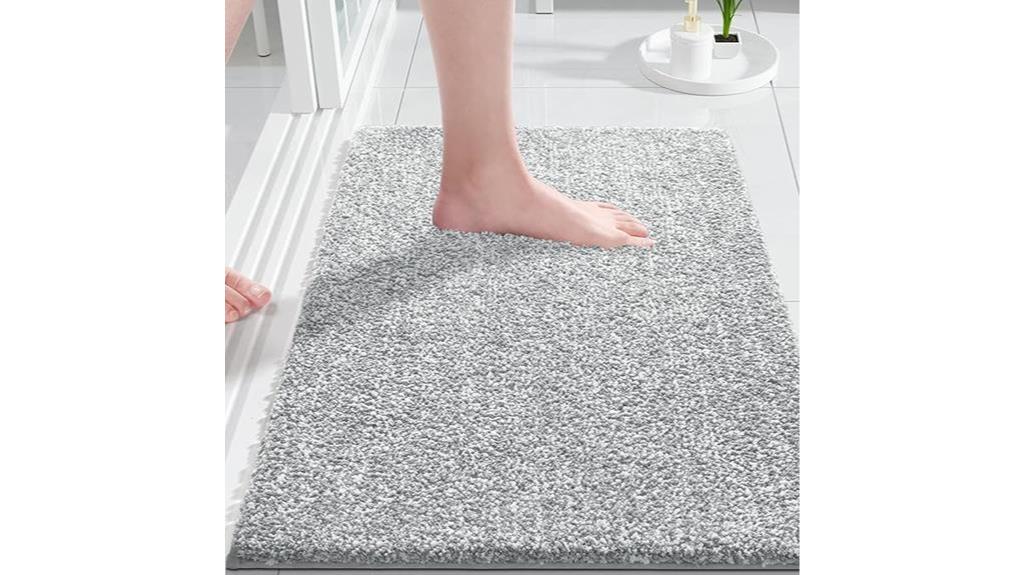 extra soft bathroom mat