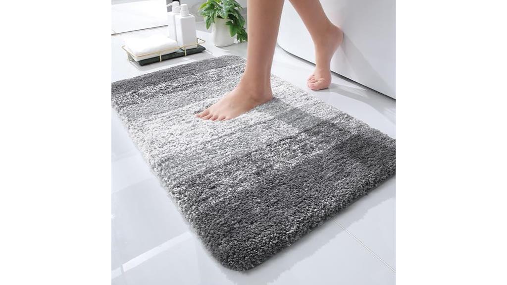 extra soft microfiber bath mat