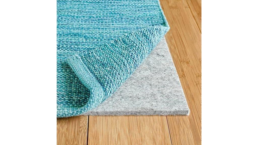 felt cushioning rug pad