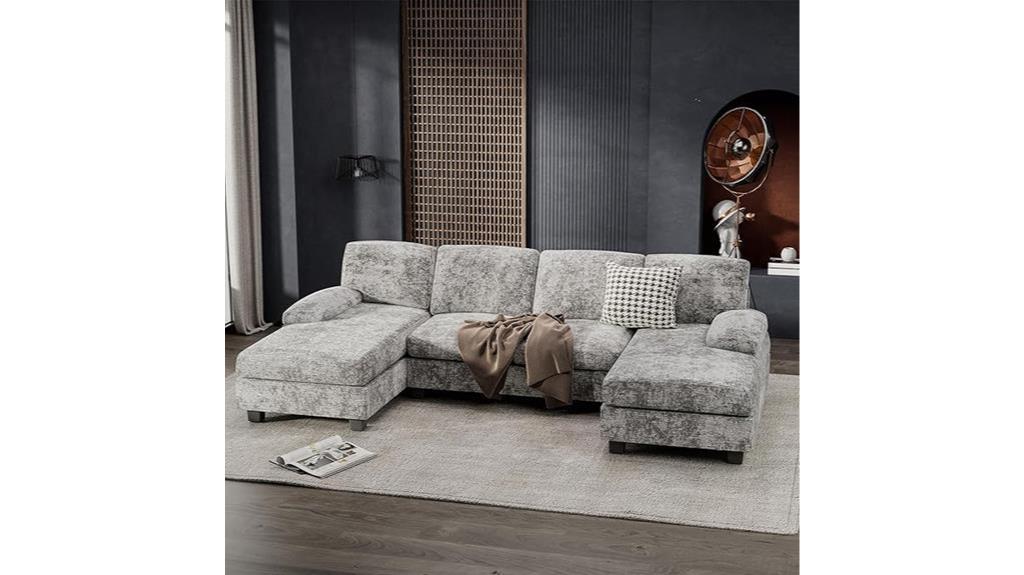 furniwell convertible sectional sofa