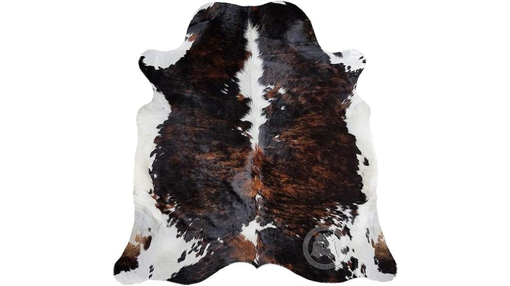 genuine brindle cowhide rug