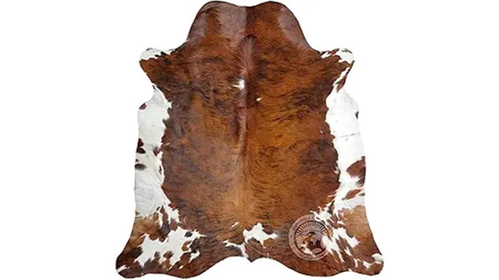 genuine brindle cowhide rug