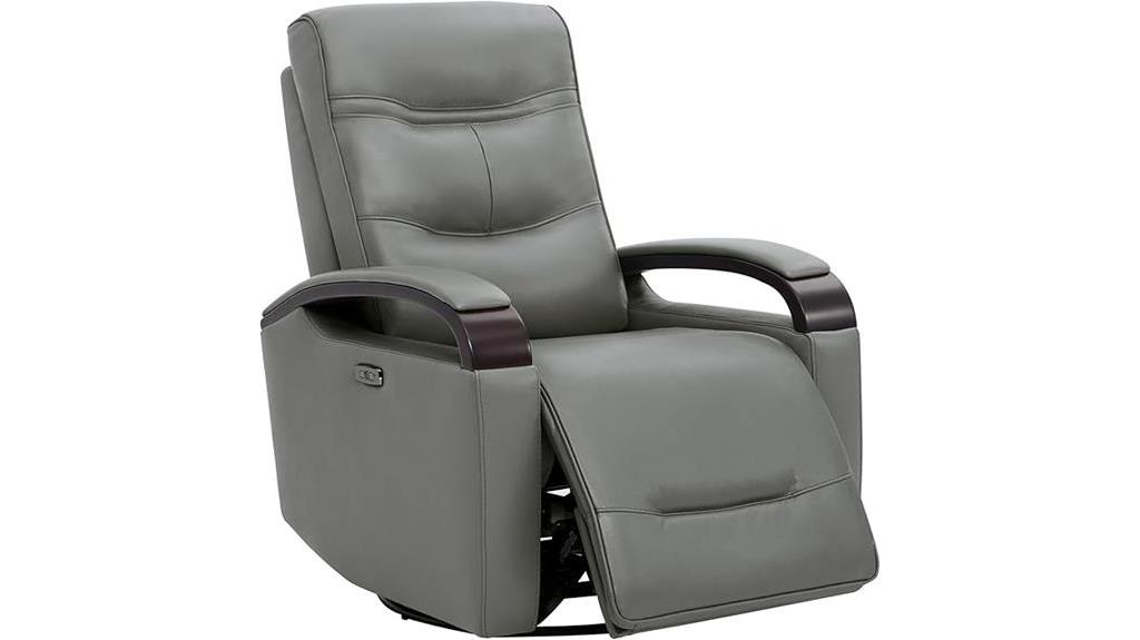 genuine leather rocker recliner