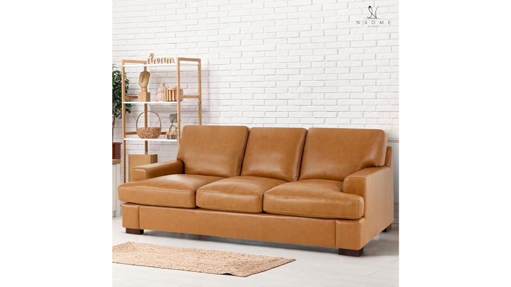 genuine leather sofa design