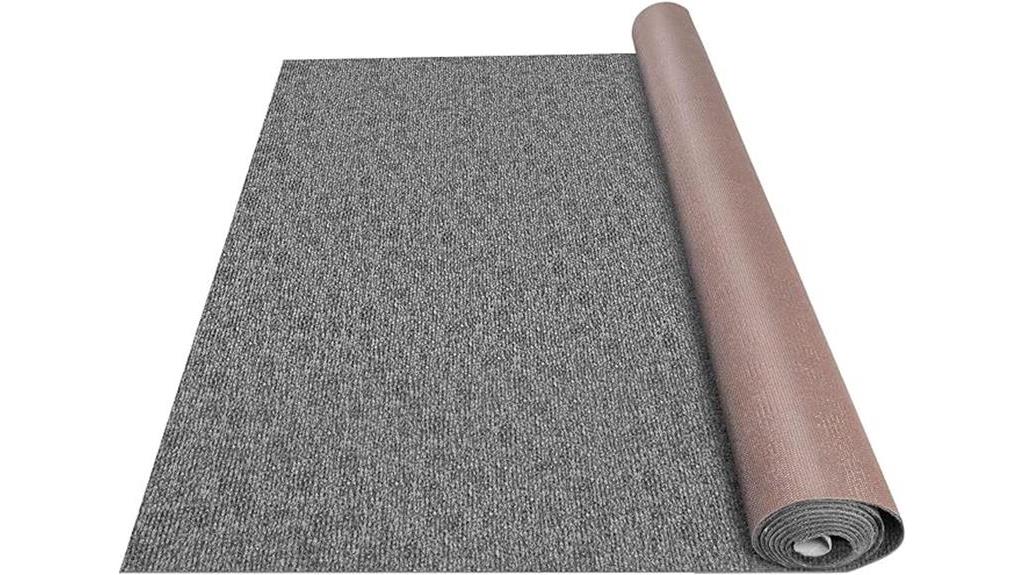 gray marine carpet roll