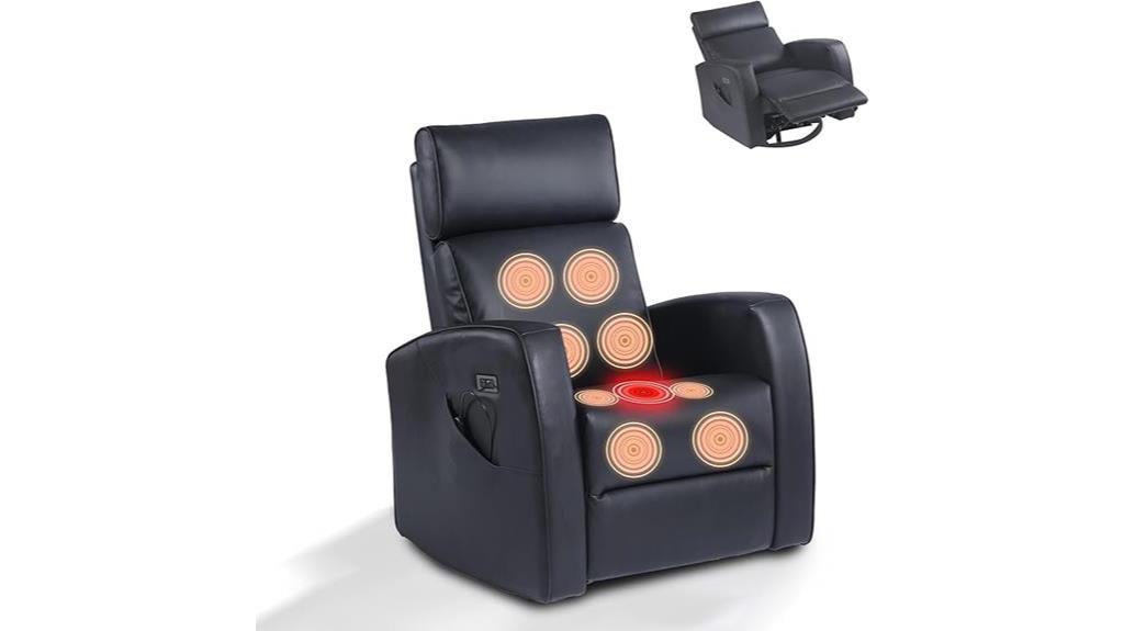 heated massage recliner chair