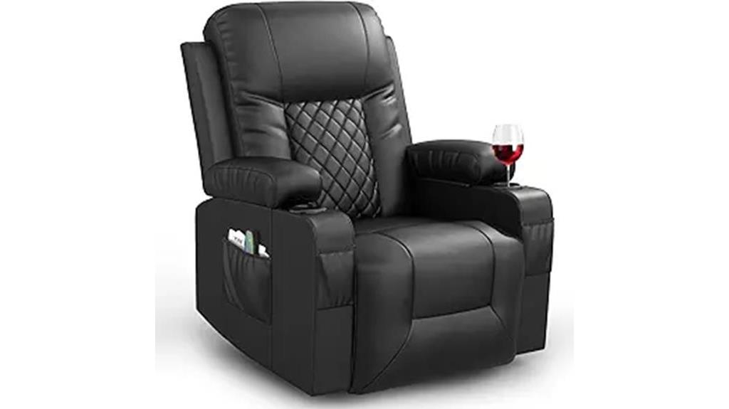 heated massage recliner lounge