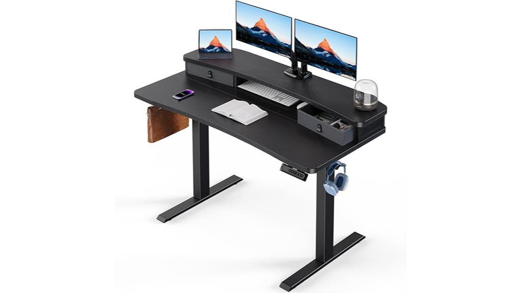 height adjustable electric desk