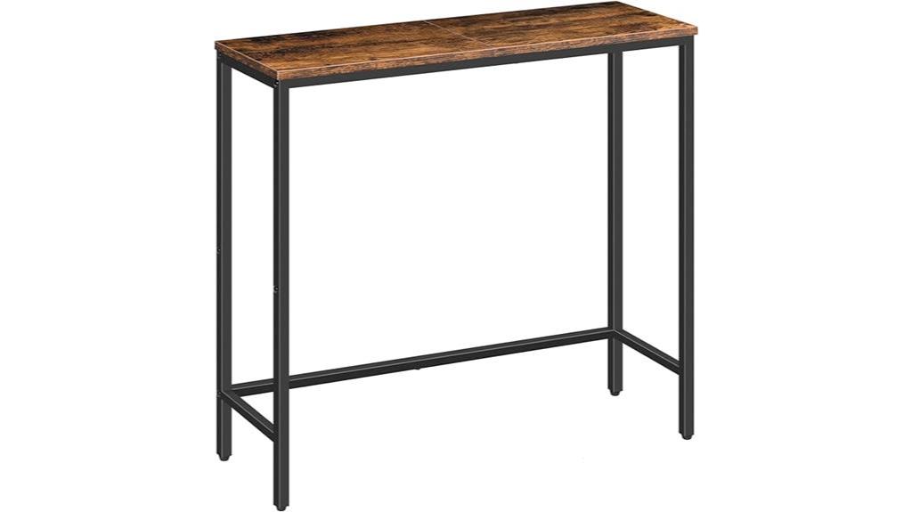 hoobro narrow console table