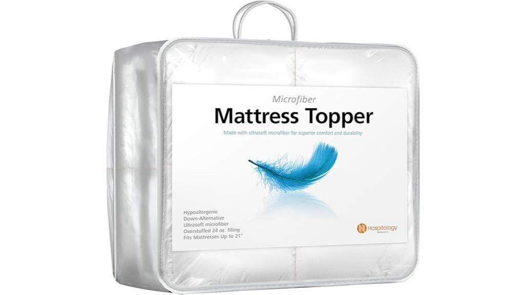 hypoallergenic mattress topper xl