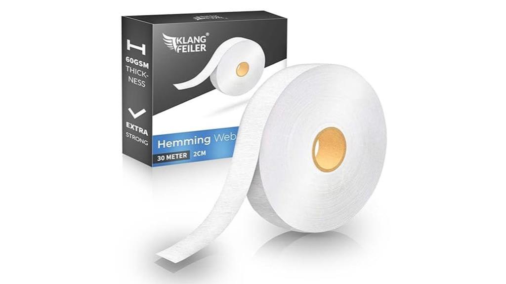 iron on hem tape adhesive