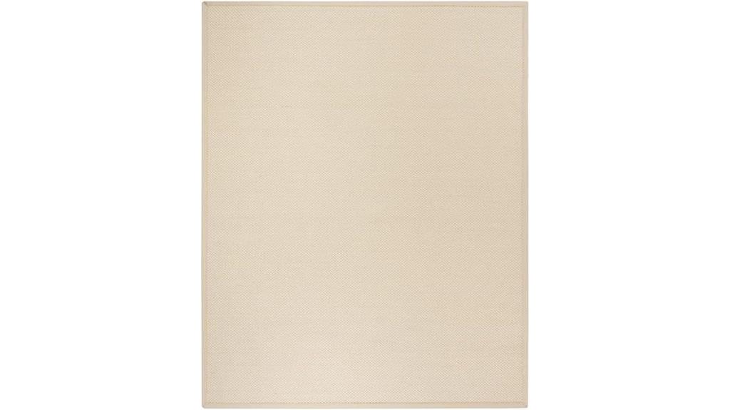 ivory and beige area rug