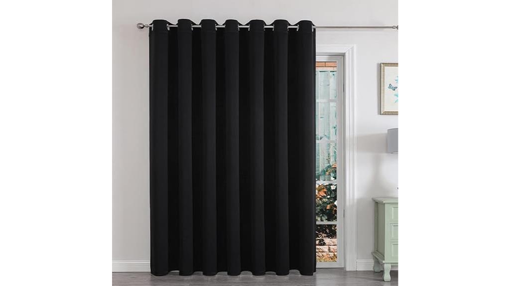 joydeco blackout sliding curtains