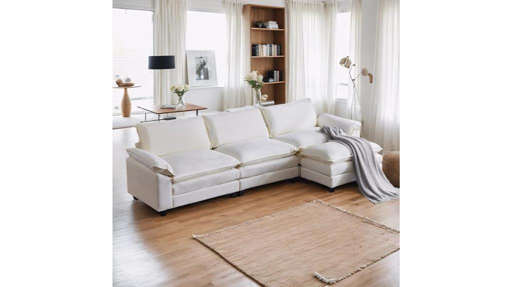 karl sofa with ottoman