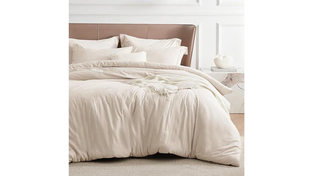 king size beige duvet set