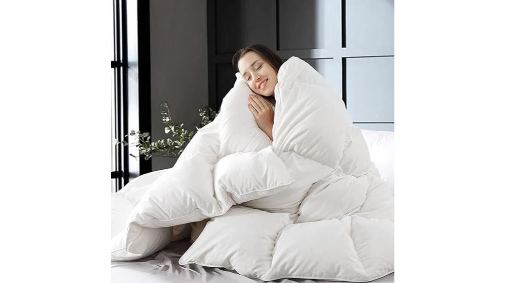 king size feather comforter